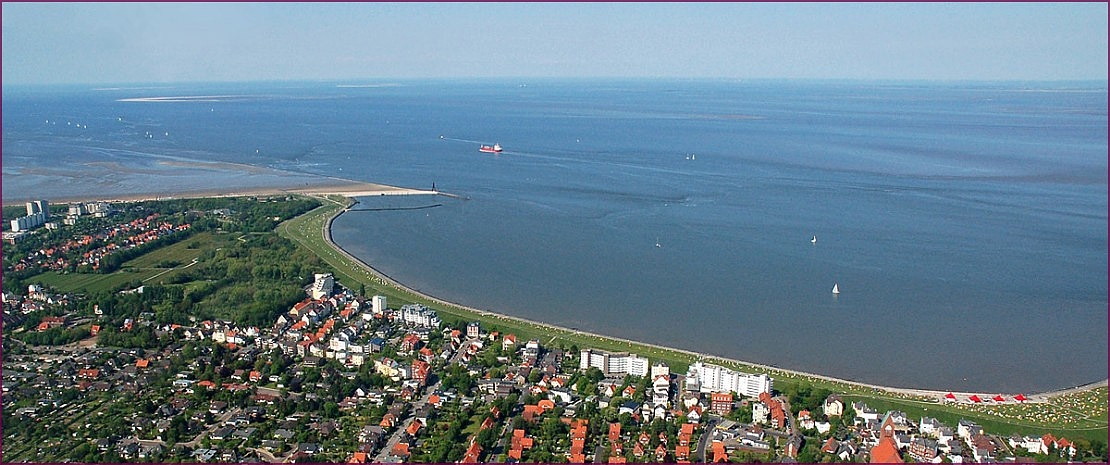 Luftbild Cuxhaven Döse und Grimmershörn