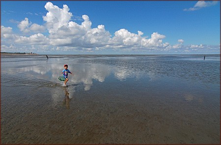 Spaß im Wattenmeer